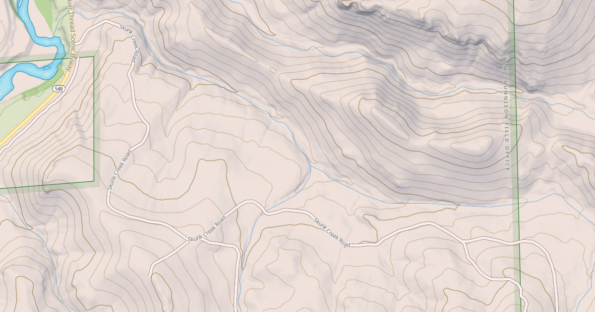 Map preview of BLM National GTLF Public Motorized Roads 0bdd59fa-8ac1-4582-9491-e243402a89c4