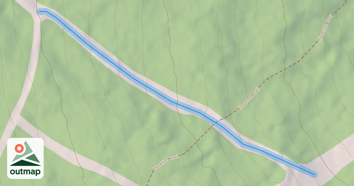 Map of Lower Cliff Trail