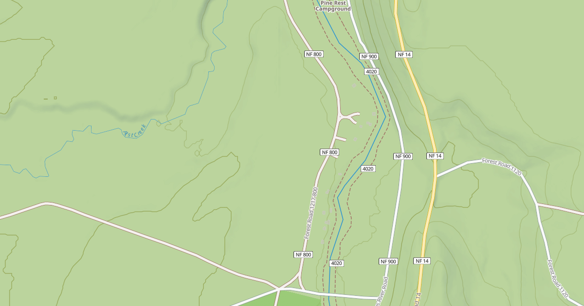 Map preview of TRACT O