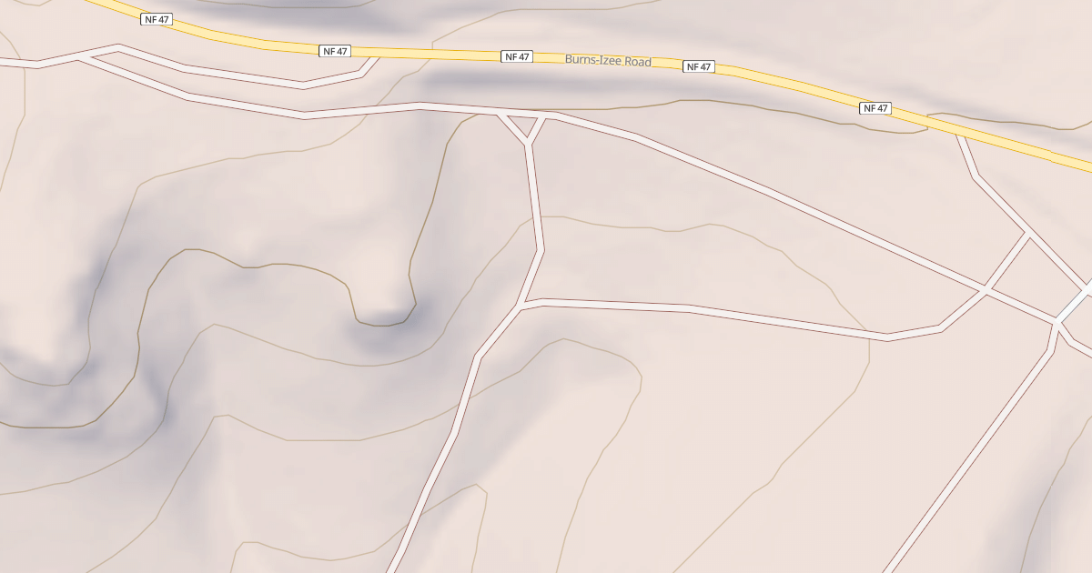 Map preview of Radar Hill OHV Trails
