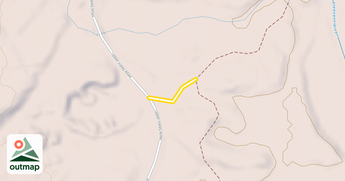Map of Lodge to Lodge Trail