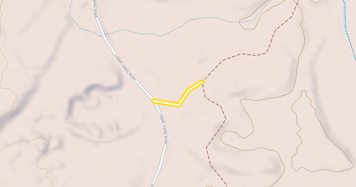 Map preview of Lodge to Lodge Trail