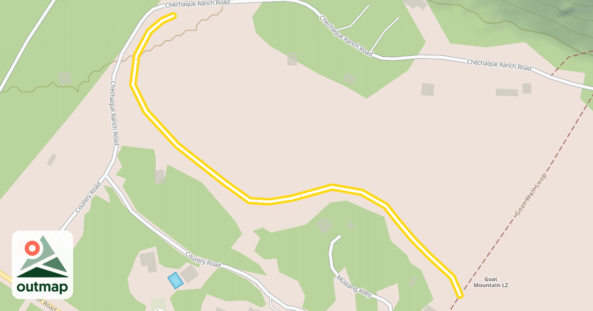 Map of Goat Wall Loop