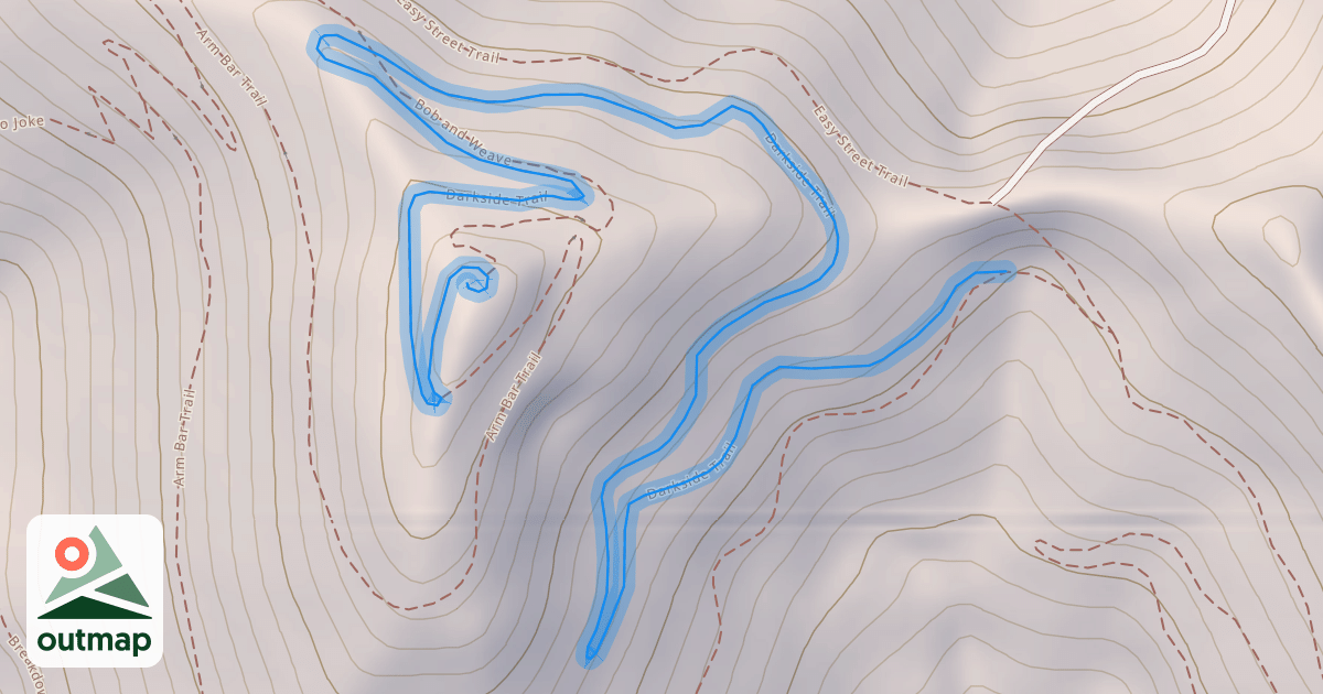 Map of Darkside Trail