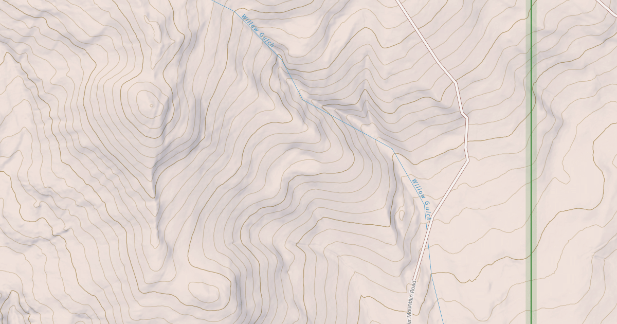 Map preview of USFS National Forest System Roads {9F1775FD-31A4-4187-9124-1ECFC62AFE3B}