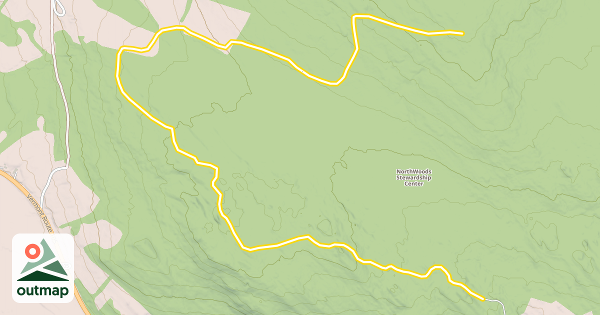 Map of Echo Lake Trail