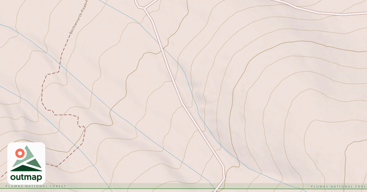 Map of BECKWOURTH FACE