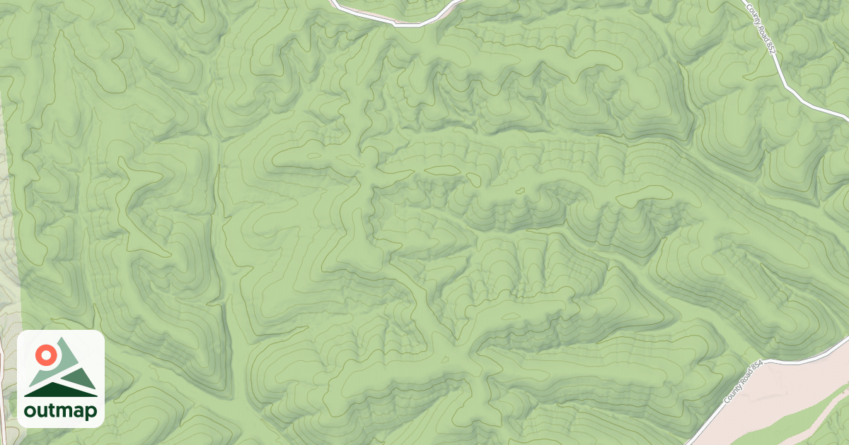Map of BUZZARD RIDGE