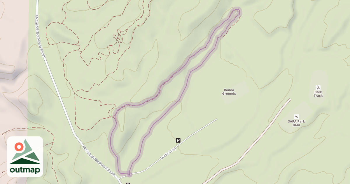 Map of Friendly Fair Trail