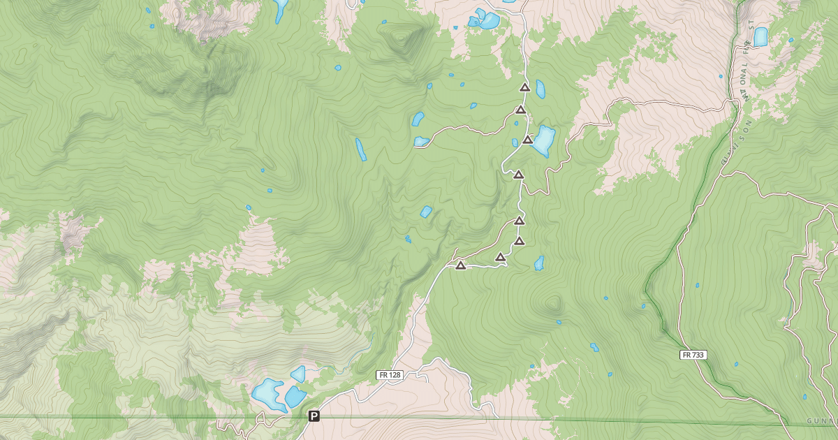 Map preview of LEROUX CREEK