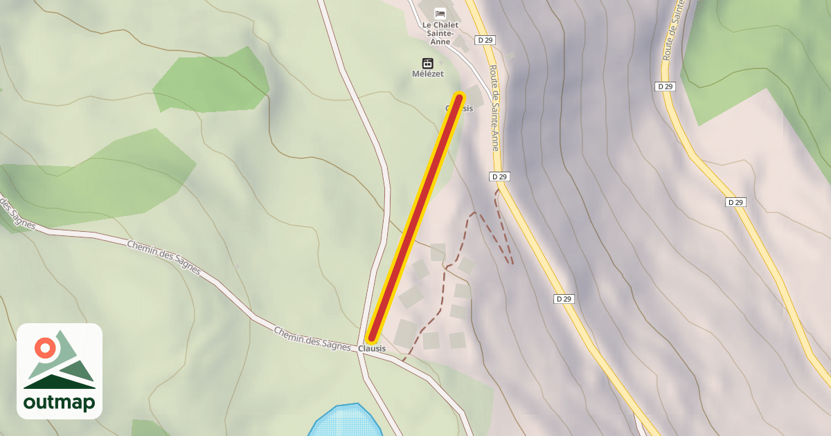 Map of Clausis