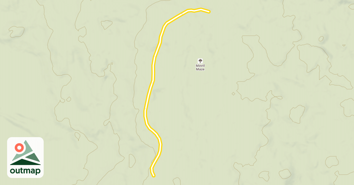 Map of Gold Trail