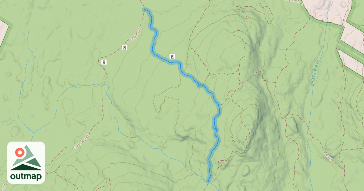 Map of Porcupine Trail