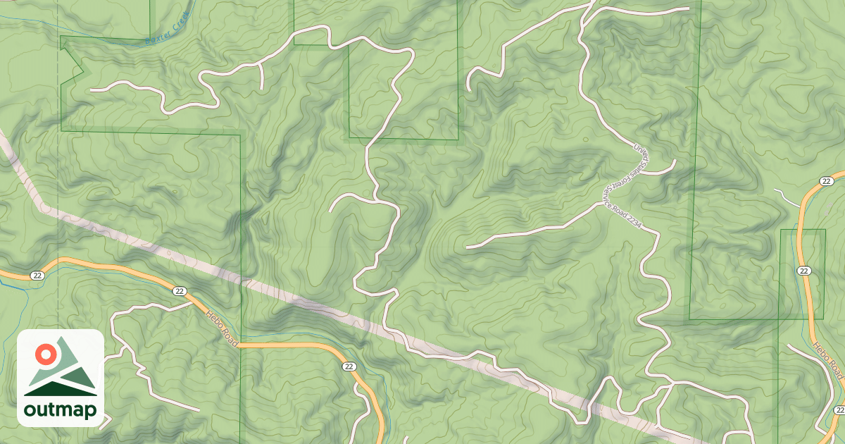 Map of BUCK CREEK