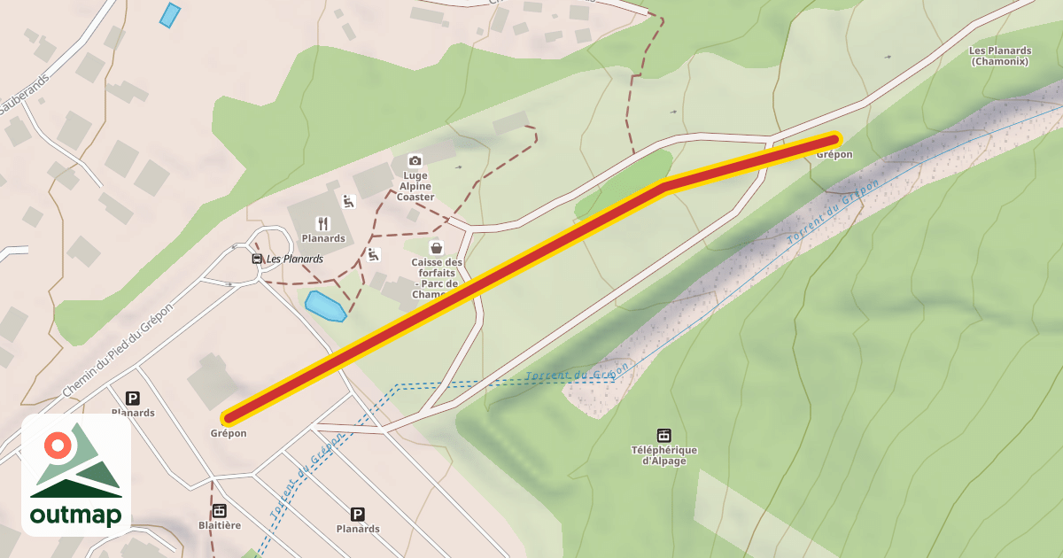 Map of Grépon