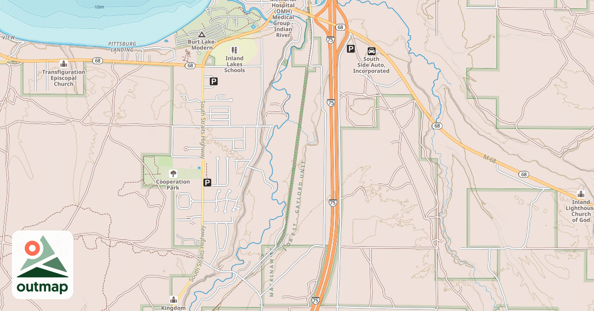 Map of Tomahawk To Red Bridge Mccct