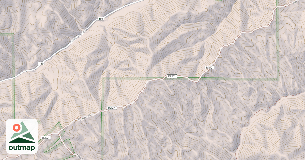 Map of Danskin #501