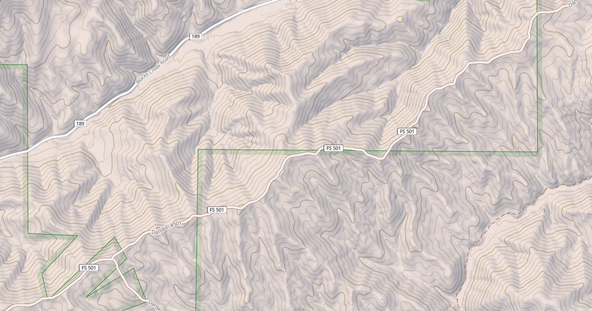 Map preview of Danskin #501