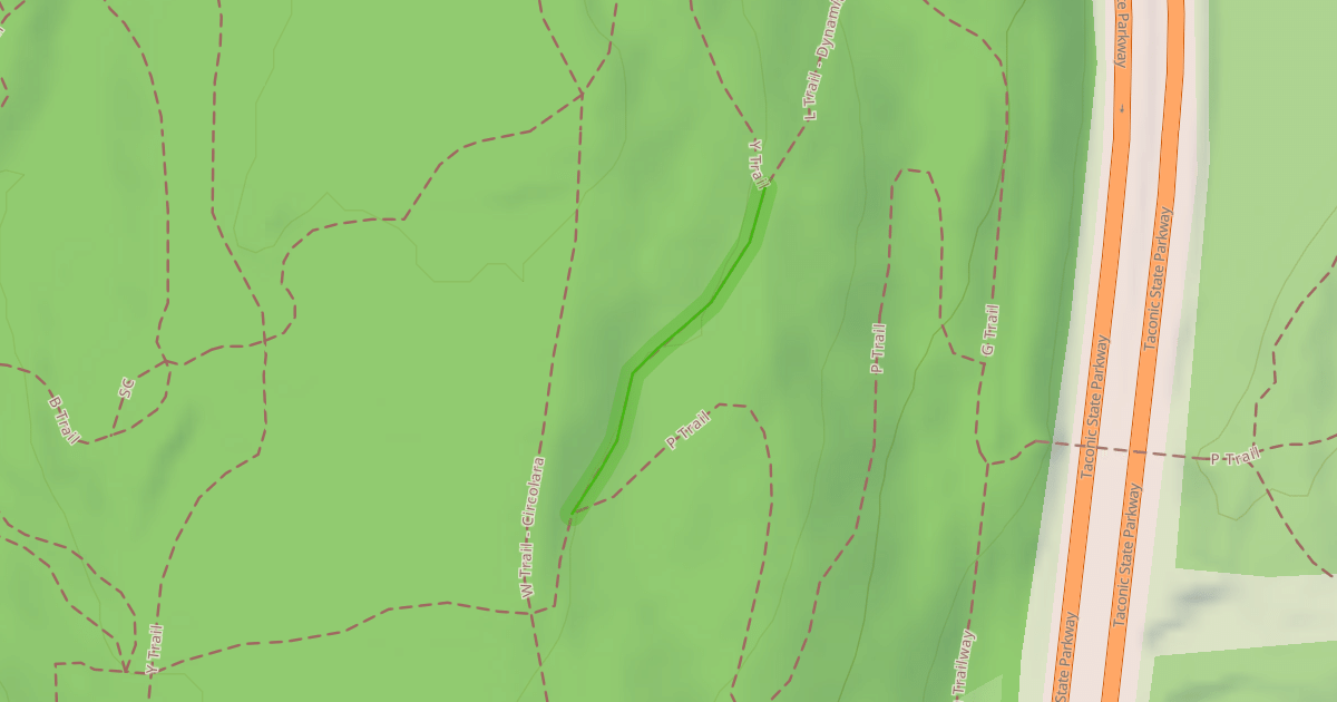 Map preview of L Trail - Dynamite Run
