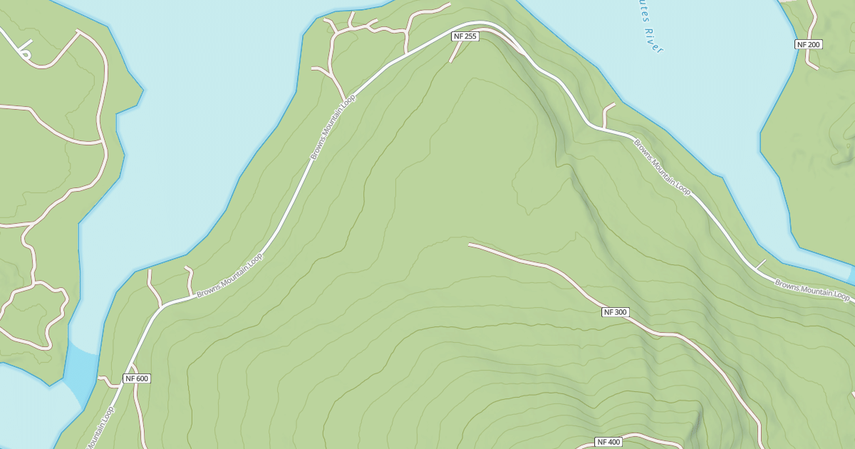 Map preview of BROWNS MTN LOOP