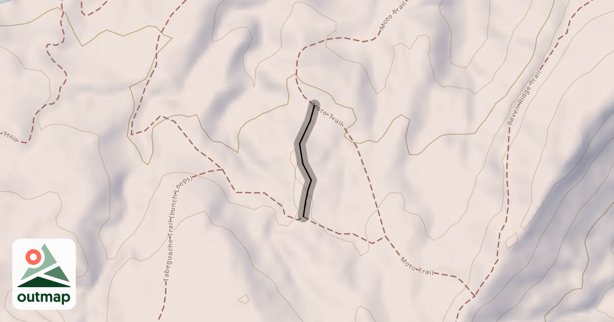 Map of Tab-Moto Connect Trail