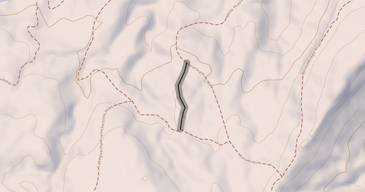 Map preview of Tab-Moto Connect Trail