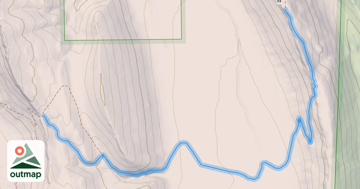 Map of Rim Rock Trail