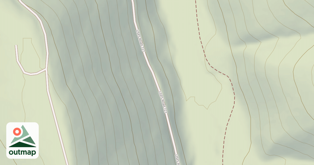 Map of (FDR) REIMEL CREEK