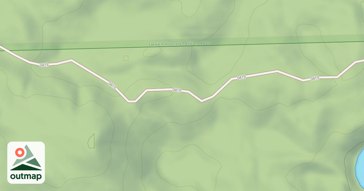 Map of Smoky Hills