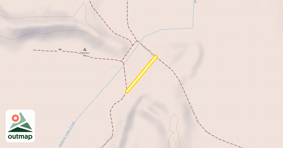 Map of Green Trail