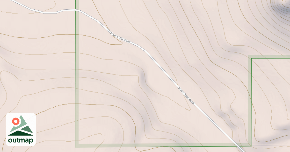 Map of BUTTE CREEK