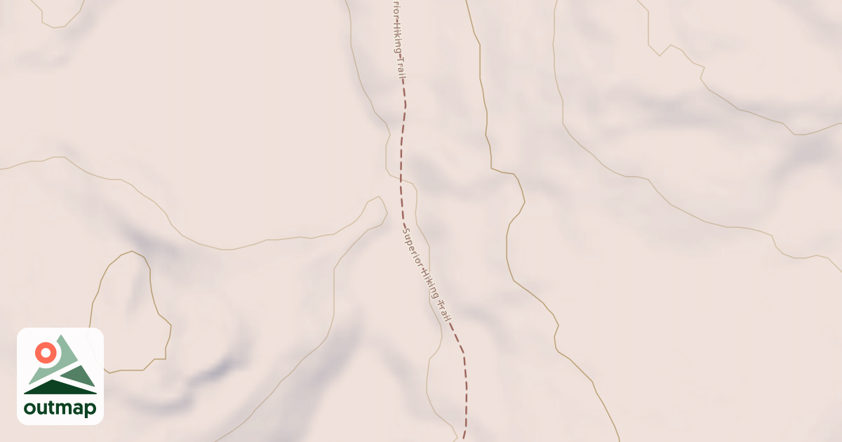 Map of Hovland Woods Trail
