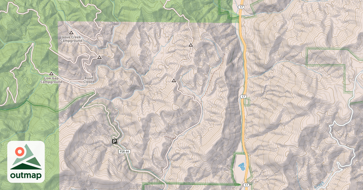 Map of MARTIN BRANCH