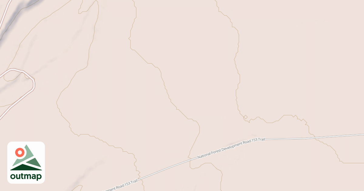 Map of FLAT CANYON SPUR 3