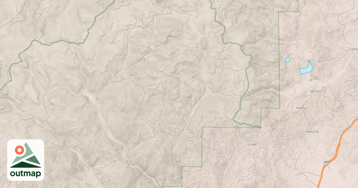 Map of CATARACT MEADOWS SNOWMOBILE