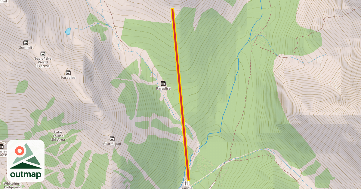 Map of Richardson's Ridge Express