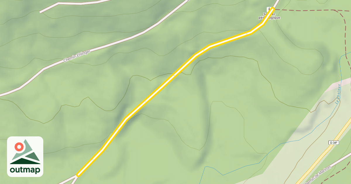 Map of Chemin du Collet de la Mine