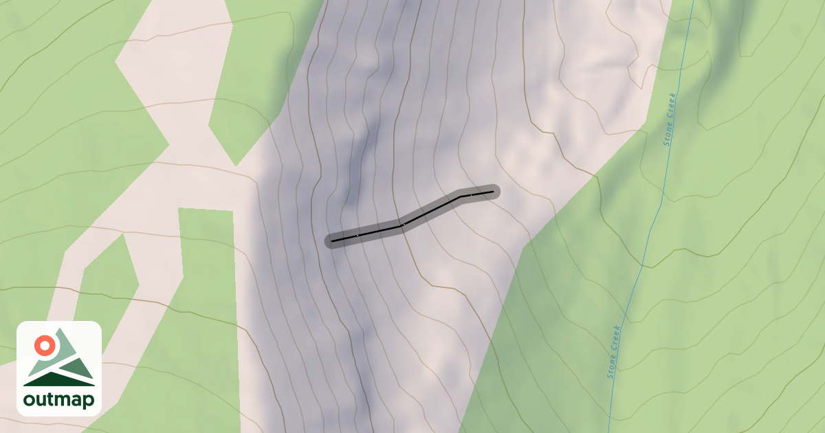 Map of Lower Stone Creek