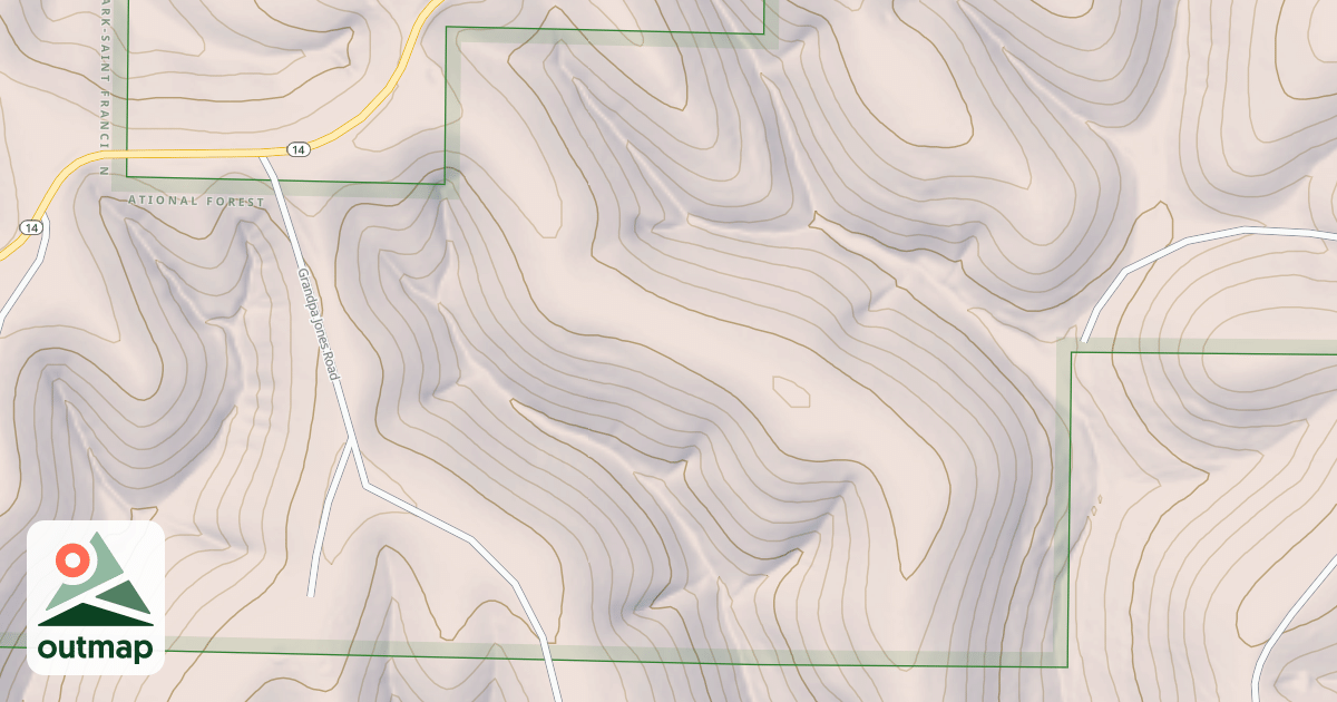 Map of USFS Motor Vehicle Use Map Roads {D10F263B-A59E-4310-92EB-1D1CC53CB041}