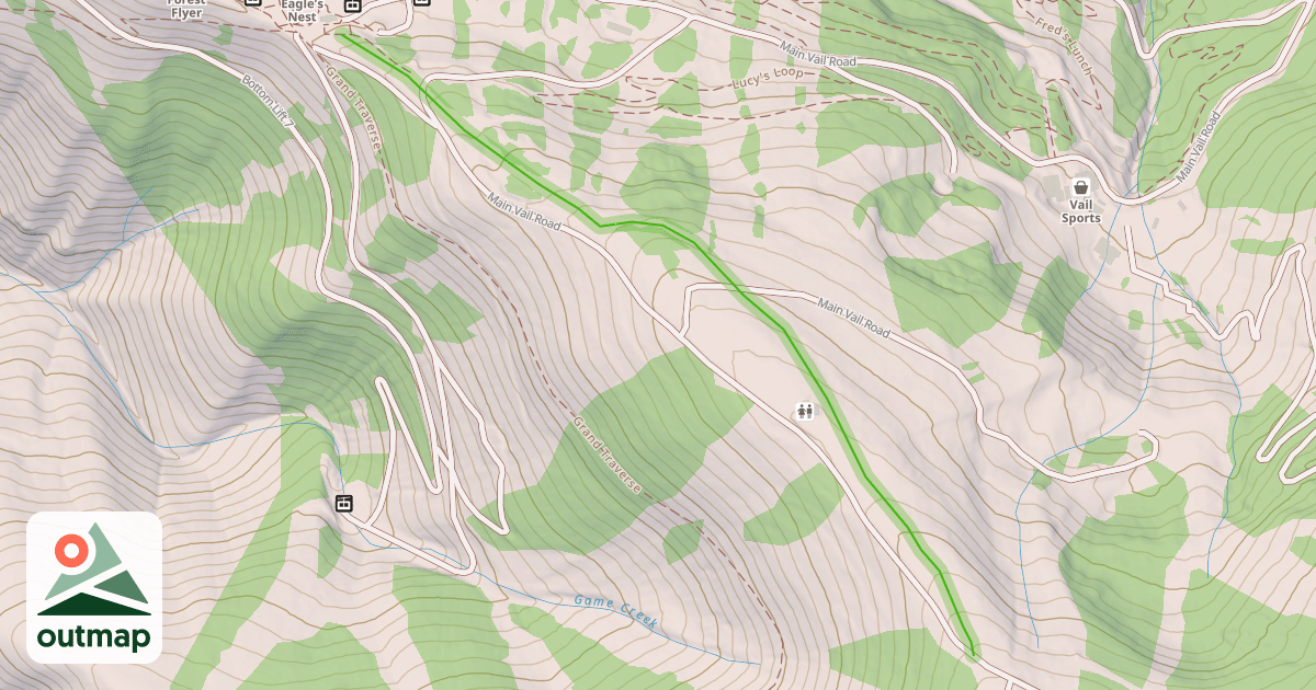 Map of Eagle's Nest Ridge