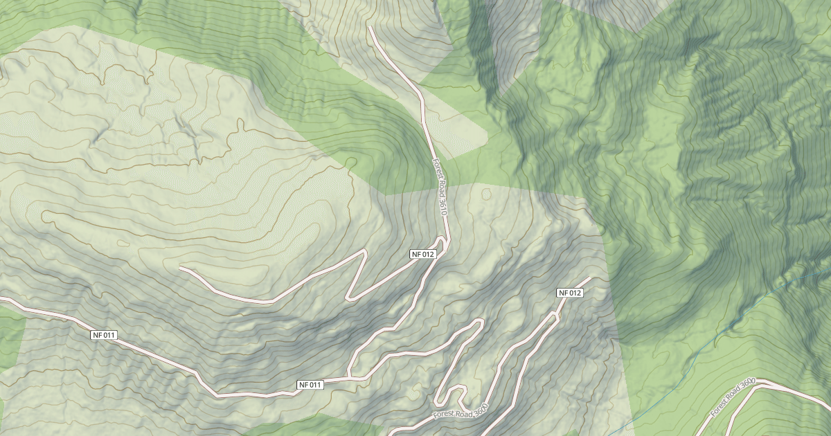 Map preview of LOOKOUT MTN