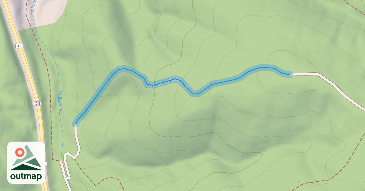 Map of Descente de Fournel