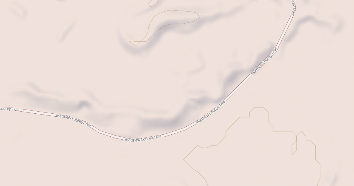Map preview of Matthew Lourey State Trail