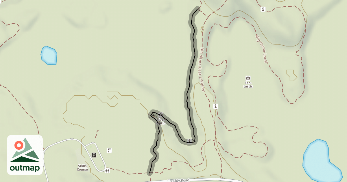 Map of Big Kame Loop
