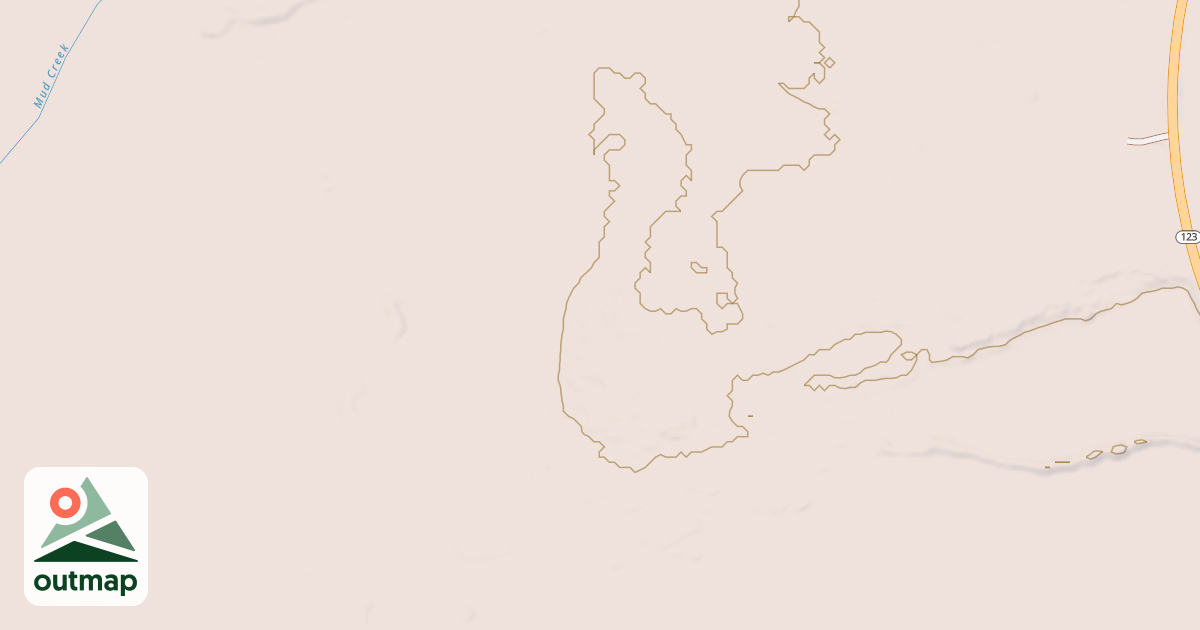 Map of MUD CREEK