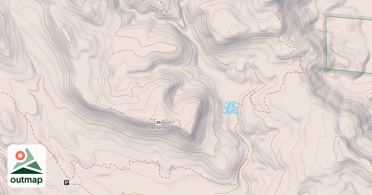 Map of Blm T5830e