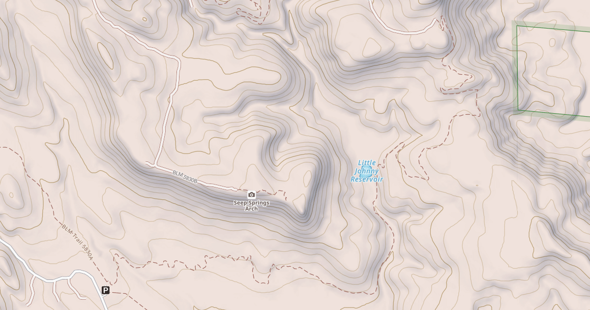 Map preview of Blm T5830e