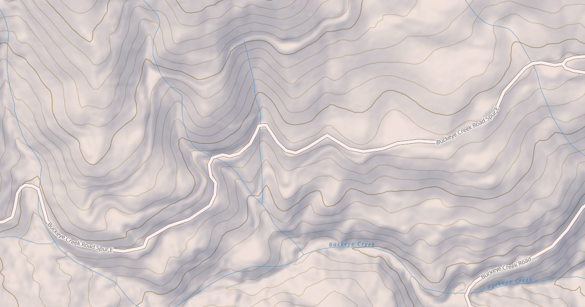 Map preview of BUCKEYE CREEK