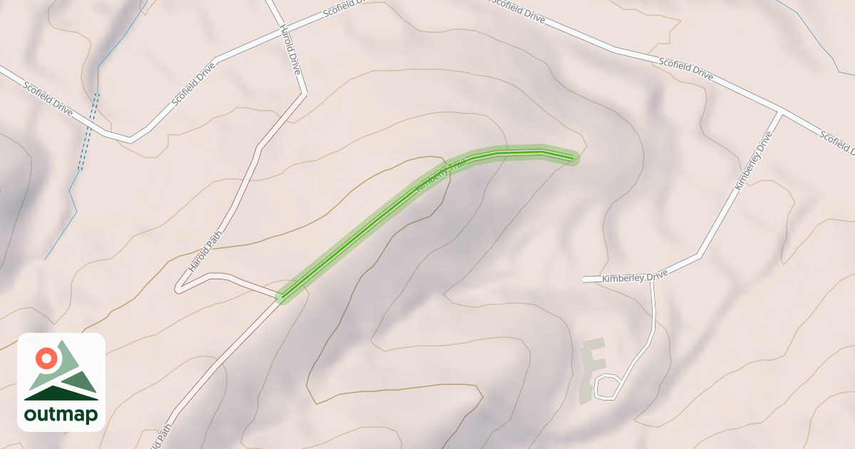 Map of Kimberly Trail