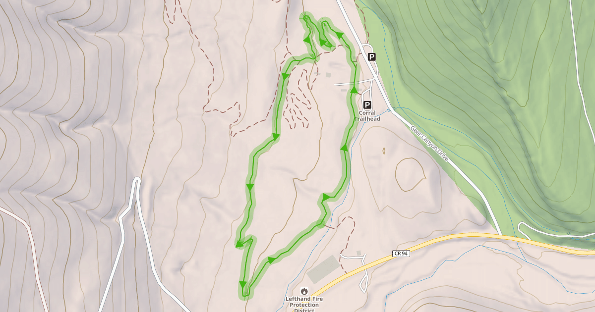 Map preview of Schoolhouse Loop